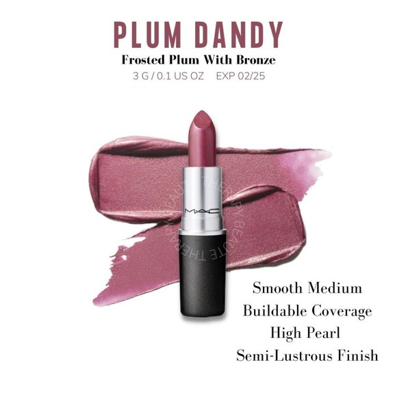 MAC "Plum Dandy" Frost Lipstick - Picture 2 of 4